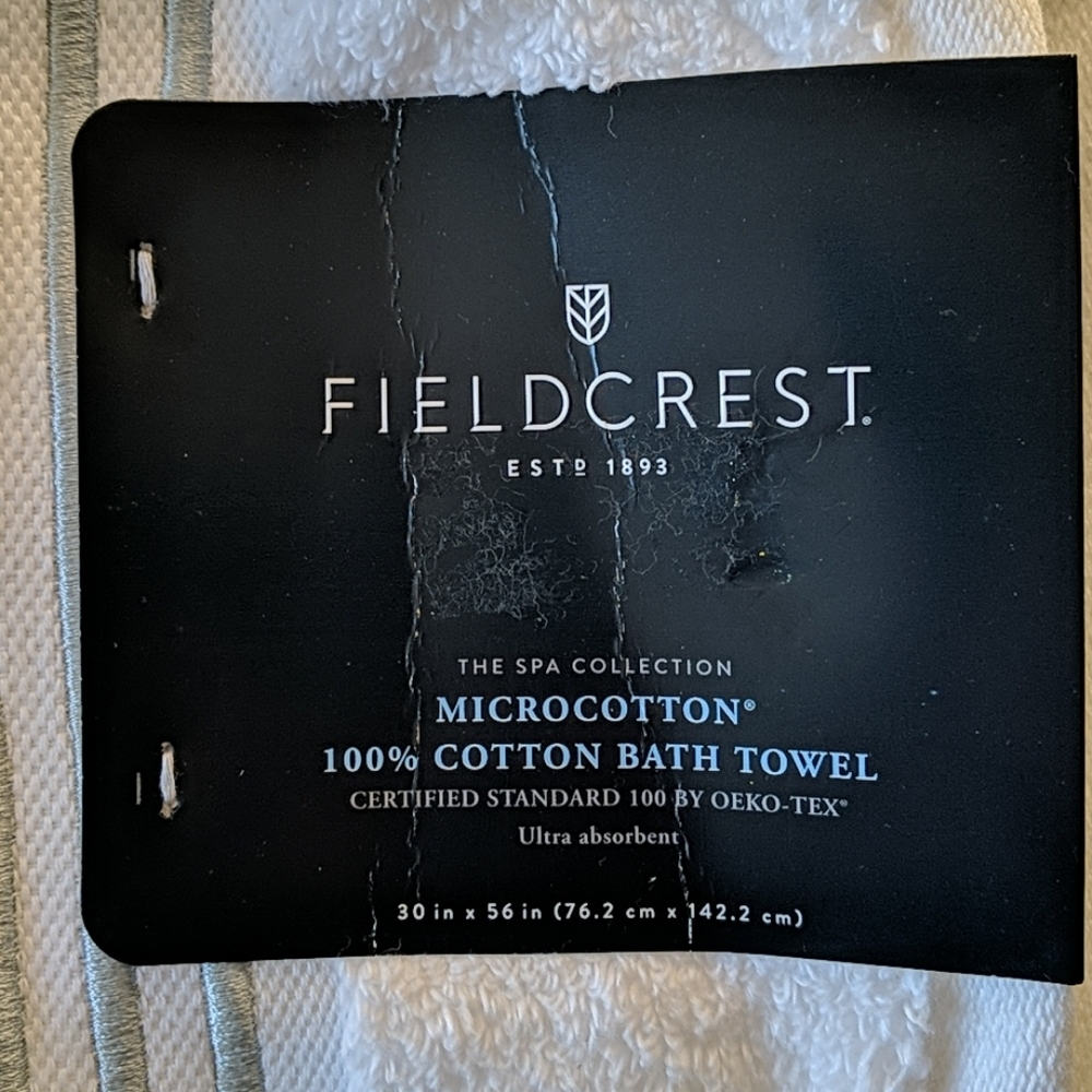 The Spa Collection Microcotton Bath Towel, White - Picture 3 of 3